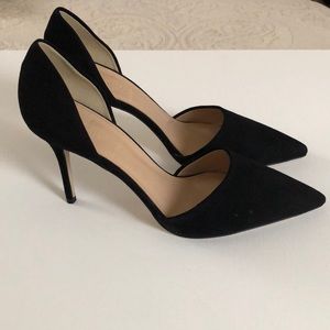 J.Crew Elsie suede d'Orsay pumps